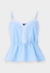 Топ VMLEILA PEPLUM SINGLET Vero Moda, синий - фото 5
