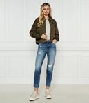 Куртка женская Calvin Klein Jeans стеганая короткая, зеленый - фото 2