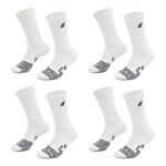 NICEID Носки до колена унисекс, 4 двойных (белые * 3 + черные) - фото 5
