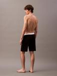Мужские современные хлопковые шорты для сна Calvin Klein, Black - фото 2