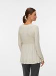 MAMALICIOUS Лонгслив в цвете stone - фото 3