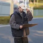 Футболка унисекс GOLFCROSS, абрикос - фото 10