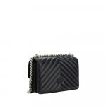 Мини-сумка через плечо Love Pinko, черный - фото 3