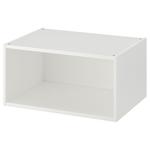 Каркас гардероба PLATSA IKEA, 80x55x40 см, белый - фото
