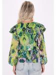 Блуза IZIA, цвет grün mehrfarbig - фото 4