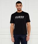 Футболка мужская Guess Active с логотипом бренда, черный - фото