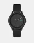 Lacoste мужские часы 12.12 2011171 черный силикон, черный - фото