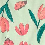 Пижамный комплект для девочки, 4 предмета Carter'S, Ladybug - фото 2