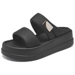 AGSDON Женские слайдеры черные, цвет Black - фото 2