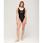 Купальник Superdry Elastic Scoop Back Swimsuit, черный - фото 4