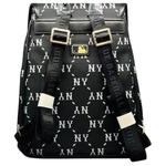 Полиэстеровый рюкзак унисекс черный MLB - фото