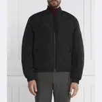 Фирменный бомбер классического кроя Calvin Klein, черный - фото