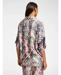 Рубашка с принтом и шнуровкой Elena Mirã², мультиколор - фото 3