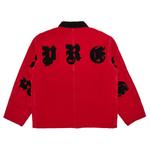 Куртка Supreme Old English Canvas Work Jacket, Red - фото 2