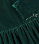 Платье с рюшами Il Gufo, Dark Green - фото 3