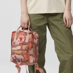 Рюкзак Kanken Polyester Vs Organic Cotton Mini унисекс Pink Rose Fjallraven - фото 5