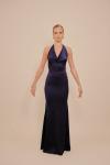 Платье WAL G. BELLA COWL NECK MAXI, Navy Blue/Dark Blue - фото 4