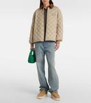 Кожаные ботинки на платформе с подкладкой из овчины Miu Miu, Ecru - фото 3