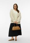 Кардиган Vero Moda Curve VMCLOVELY, Birch/White - фото