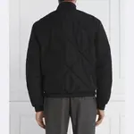 Фирменный бомбер классического кроя Calvin Klein, черный - фото 2