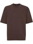 DSQUARED2 футболка с тисненым логотипом, коричневый - фото