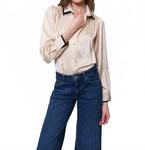 Топ Hutch Kodie цвета шампанского/черного - фото 2