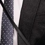 HERMES Галстук унисекс, Gray - фото 2