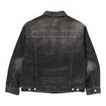 Куртка BAPE Distressed Denim Trucker Jacket, Black - фото 2