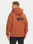 Толстовка обычного кроя Alpha Industries, коричневый - фото 3