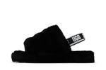 Кроссовки UGG Fluff Yeah Slide Kids, черный - фото 3
