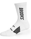 Унисекс носки Brooks Ghost Crew, White/Brooks - фото