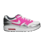 Кроссовки Nike Air Max 1 GS 'White Pink Pow', белый - фото