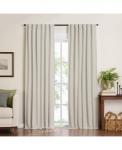 Штора Harrow Solid Blackout Window Curtain Panel Elrene Home Fashions, Natural, 52x108 - фото