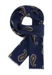 Шарф Boggi Milano, темно-синий - фото