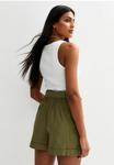Шорты TIE WAIST UTILITY New Look, хаки - фото 3