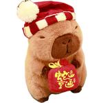 Плюшевая игрушка милая капибара, высота 22 см Happy Fish - фото 8