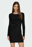 Платье ONLY Jersey dress, Black /Mottled Black - фото