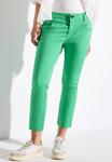 Брюки 45876 Street One, металлик зеленый - фото