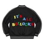 Куртка x jamie reid it's all bollocks varsity jacket 'black' Supreme, черный - фото 2