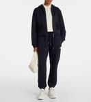 Хлопковый худи на молнии Moncler, темно-синий - фото 2