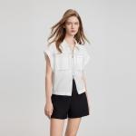 ELLE Рубашка Women's White Lapel Moderate - фото 5