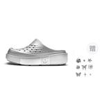 Сабо Strange Nebula унисекс серебристые GONGJI, Silver - фото