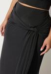Юбка Yours Clothing Maxi skirt, Black/Anthracite - фото 4