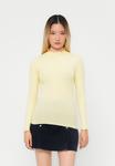 Топ JDY HIGHNECK NOOS, Double Cream/Yellow - фото