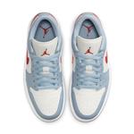 Кроссовки 1 низкие Air Jordan, синий - фото 4