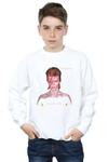 Толстовка Aladdin Sane Version David Bowie, белый - фото