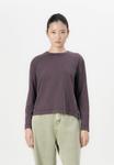 Топ Selected Femme SLFDIA RELAXED LS TEE, Plum Perfect/Lilac - фото