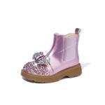 Детская обувь со стразами и кристаллами Snoffy, синий - фото 7