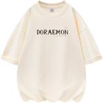 Футболка унисекс Doraemon, светло-бежевая (с длинным рукавом) - фото 11