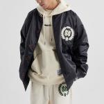 Бейсбольная куртка мужская черный Mitchell Ness - фото 2